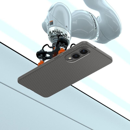 Spigen Liquid Air - Etui pour Samsung Galaxy S25 Edge (Gris Marbre)