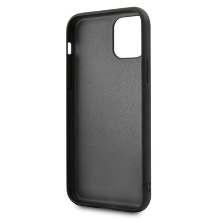BMW Glattes PU-Leder - iPhone 11 Tasche (schwarz)