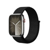 Crong Nylon Reflex - Sportszíj Apple Watch 38/40/41/42 mm-hez (Fekete)