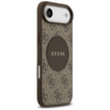 ETUI DO IPHONE AIR do MAGSAFE GUESS ORYGINALNE BRĄZOWE SKÓRZANE MODNE CASE