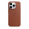 Apple Leather Case - Étui en cuir avec MagSafe pour iPhone 14 Pro (umbra)