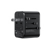 WEKOME WP-U03 Pop Digital Series - EU / UK / US / AU Reise-Ladegerät / Adapter + 3x USB-C & 2x USB-A 30W (Schwarz)