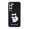 Karl Lagerfeld NFT Saffiano Monogramm Choupette - Samsung Galaxy S23+ Tasche (schwarz)