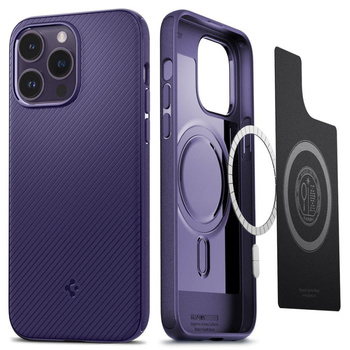 Spigen Mag Armor - pouzdro pro iPhone 14 Pro (fialové)