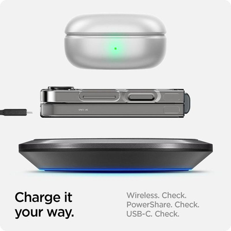 Spigen Airskin - Schutzhülle für Samsung Galaxy Z Flip 6 / 7 FE (Kristallklar)