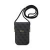 Guess 4G Metal Script Logo - Crossbody Handytasche (schwarz)