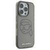 Karl Lagerfeld IML Rhinestones Karl Head - Case for iPhone 16 Pro Max (black)