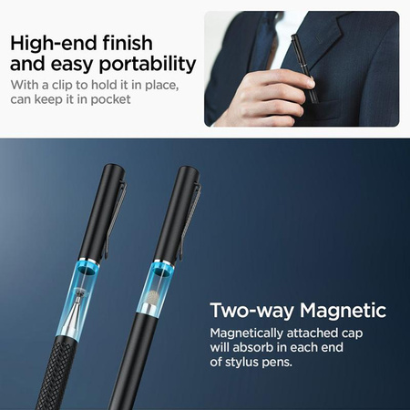 Spigen Universal Stylus Pen - Universeller Touchscreen-Stift (Schwarz)