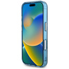 Guess IML Metall Glitter 4G Circle Triangle MagSafe - Hülle für iPhone 16 (blau)