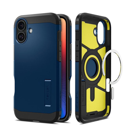 Spigen Tough Armor MagSafe - pouzdro pro iPhone 16 (námořnická modrá)