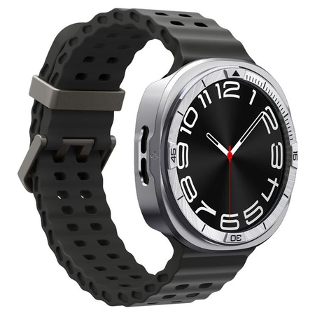 Spigen Bezel Tune Pro Pilot - Case / Protective Bezel for Samsung Galaxy Watch 8 44 mm (Silver)