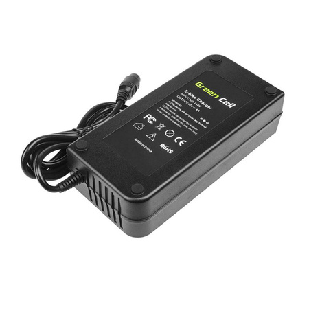 Green Cell - 42V 4A (3 tűs) töltő 36V-os elektromos kerékpár akkumulátorhoz