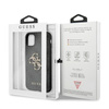 Guess 4G Big Metal Logo - Coque iPhone 11 (grise)