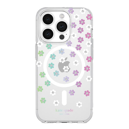 Kate Spade New York védő MagSafe - iPhone 15 Pro tok (szétszórt virágok)