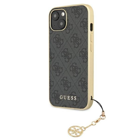 Guess 4G Charms Collection - pouzdro pro iPhone 13 mini (šedé)