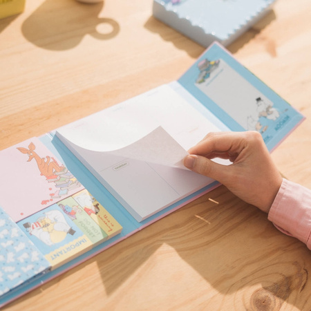 Mumin - Wochenplaner A4 mit Haftnotizen