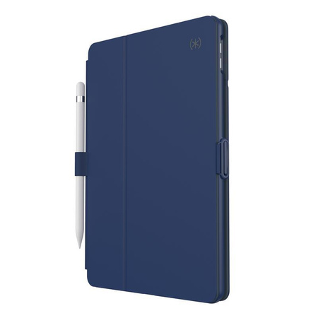 Speck Balance Folio - iPad 10.2" 9 (2021) / 8 (2020) / 7 (2019) Tasche mit MICROBAN-Beschichtung (Küstenblau/Kohlegrau)