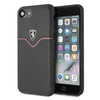 Ferrari Victory - Leather case for iPhone 8 / 7 (black)