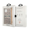 Guess Leopard Gold Stripe Crossbody - iPhone 13 Tasche