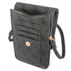 Guess 4G Big Metal Logo Phone Bag - taška s přihrádkou na smartphone (černá)
