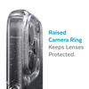Speck Presidio Perfect-Clear with Glitter - iPhone 13 Pro Case with MICROBAN Coating (Clear/Platinum Glitter)