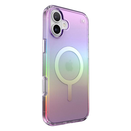 Speck Presidio2 Lux MagSafe - Coque pour iPhone 16 Plus (Amazing Purple / Clear)