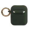 Guess Silicone Triangle Logo - Etui Airpods (khaki)