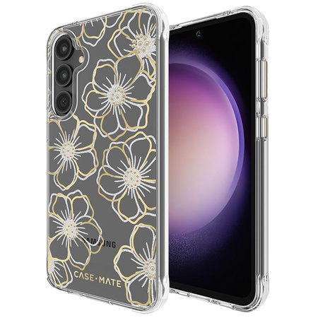 Case-Mate Floral Gems - Case for Samsung Galaxy S23 FE 5G (Gold)