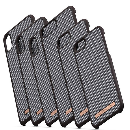 Nordic Elements Saeson Idun - Coque en matériau pour iPhone Xs Max (marron foncé)
