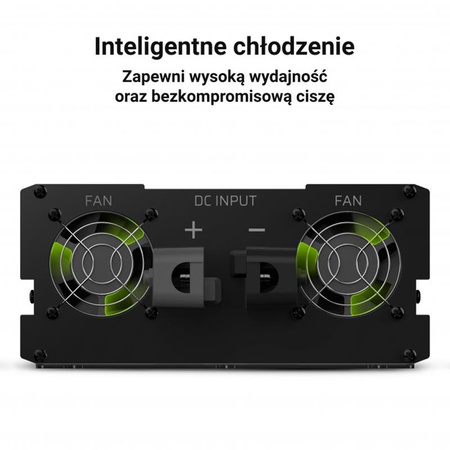 Green Cell - Měnič napětí 24V na 230V 1500W/3000W Modifikovaná sinusovka