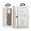 Guess 4G Kollektion MagSafe - iPhone 13 Pro Max Tasche (braun)