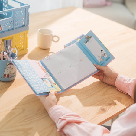 Moomins - Weekly Planner A4 with Sticky Notes