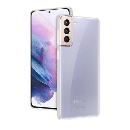 Crong Crystal Slim Cover - Samsung Galaxy S21+ tok (átlátszó)