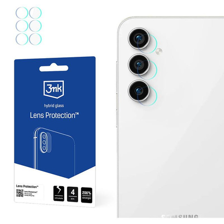 3mk Lens Protection - Sklo na objektiv fotoaparátu Samsung Galaxy S23 FE (4 sady)