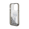 Karl Lagerfeld Liquid Glitter Ikonik - iPhone 15 Pro Case (Transparent)