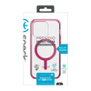 Speck Presidio Perfect-Clear with Impact Geometry + MagSafe - iPhone 14 Pro Case with MICROBAN Coating (Clear / Digital Pink)
