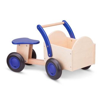 New Classic Toys - Fából készült teherfutóbicikli kék