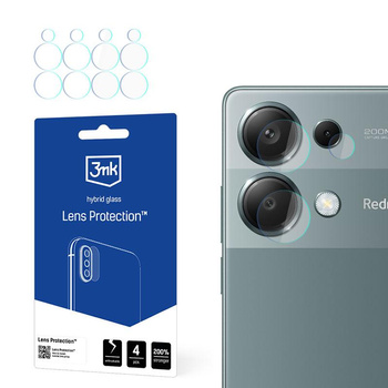 3mk Lens Protection - Kameralinsenglas für Xiaomi Redmi Note 13 Pro 4G (4 Sets)
