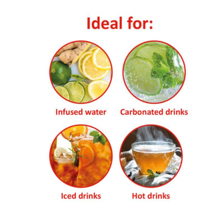 Alpina - Termál üvegpalack (dupla falú) 450 ml