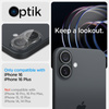 Spigen Optik GLAS.TR Camera Protector 2-Pack - ochranné sklo objektivu pro iPhone 16 / 16 Plus (2 ks) (Transparent)