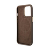 Guess 4G Logo Plate MagSafe - Etui iPhone 13 Pro Max (brązowy)