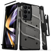 ZIZO BOLT Series - Samsung Galaxy S23 Etui ultra blindé avec verre 9H pour l'écran + étui avec support (gris)
