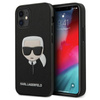 Karl Lagerfeld Saffiano Ikonik Karl`s Head - iPhone 12 / iPhone 12 Pro Tasche (schwarz)