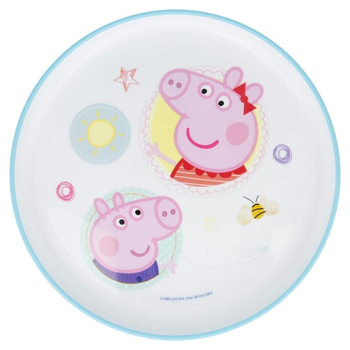 Prasátko Peppa - Dvoubarevný dezertní talířek Prasátko Peppa