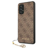 Kolekce Guess 4G Charms - pouzdro pro Samsung Galaxy A52 / A52S (hnědé)