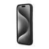 Karl Lagerfeld Silicone Ikonik Metal Pin - Coque iPhone 15 (noir)