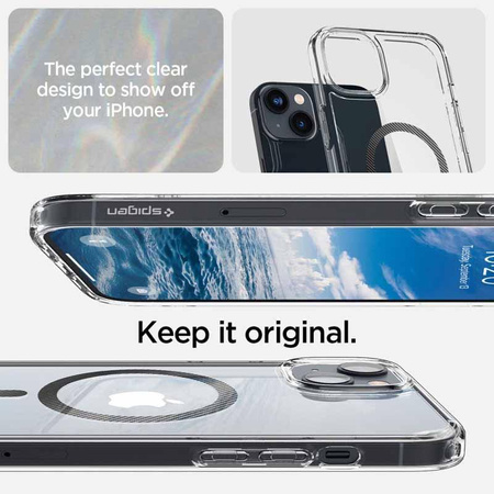 Spigen Ultra Hybrid MagSafe - Hülle für iPhone 14 (Carbon Fiber)