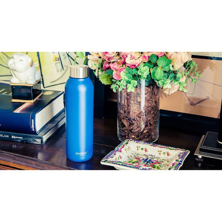 Quokka Solid - Termo láhev z nerezové oceli 510 ml (Blue Rock)