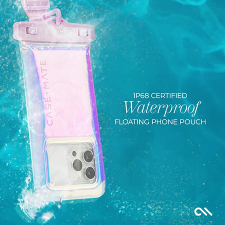 Case-Mate Waterproof Floating Pouch - Wasserdichte Tasche für Smartphones (Soap Bubble)