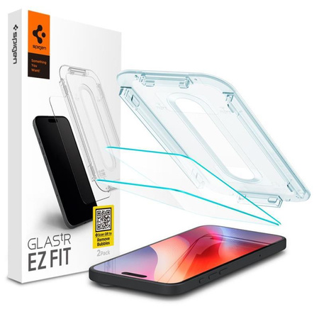Spigen GLAS.TR EZ FIT 2er-Pack - gehärtetes Glas für iPhone 16 Pro Max 2 Stück